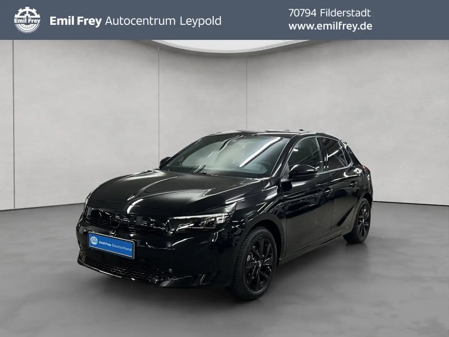 Opel Corsa 1.2 GS Navi Led Schwarz - 1