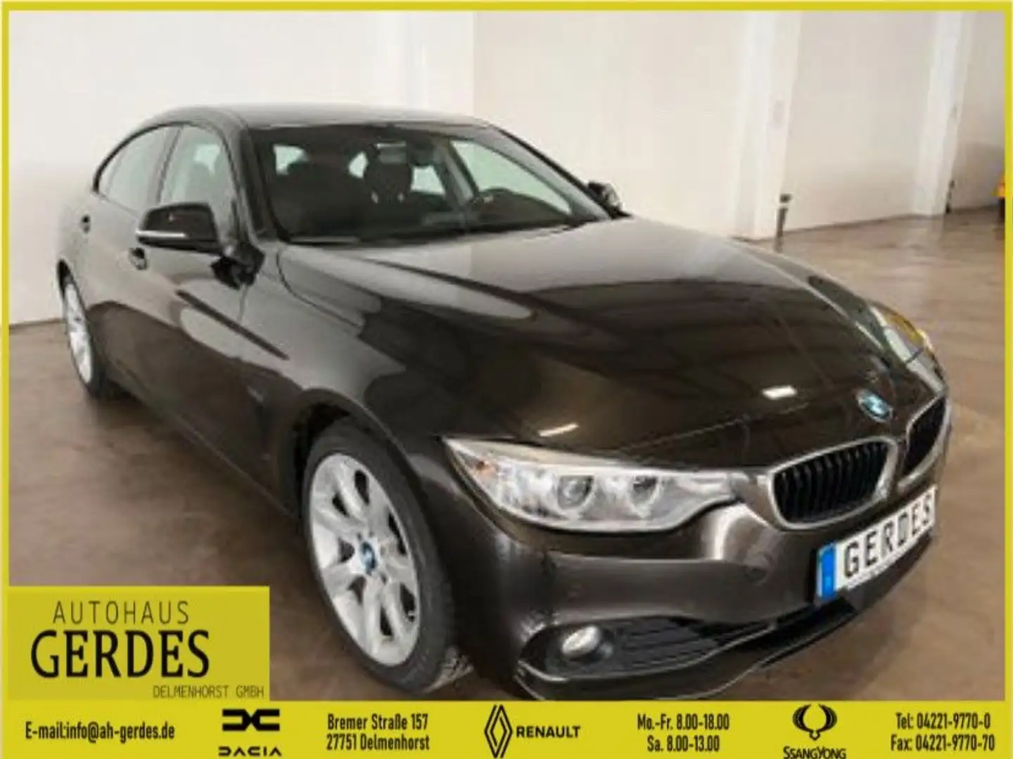 BMW 420 Baureihe 4 Gran Coupe 420 i Advantage Braun - 1