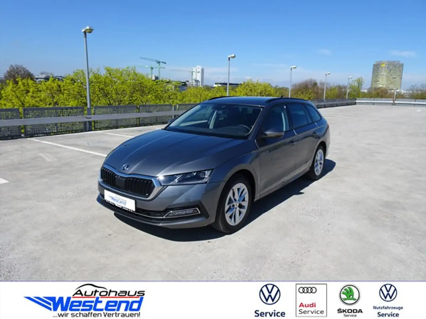 Skoda Octavia Combi Style 2.0l TDI 110kW DSG LED Navi Klima Grau - 2