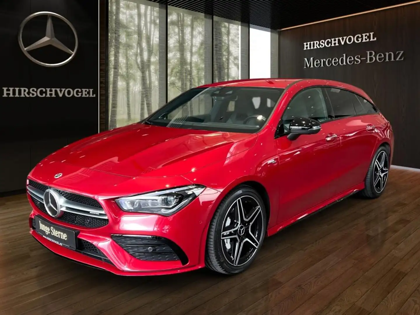 Mercedes-Benz CLA 35 AMG 4M SB Night+DISTRONIC+KEYLESS+Standhz Rot - 1