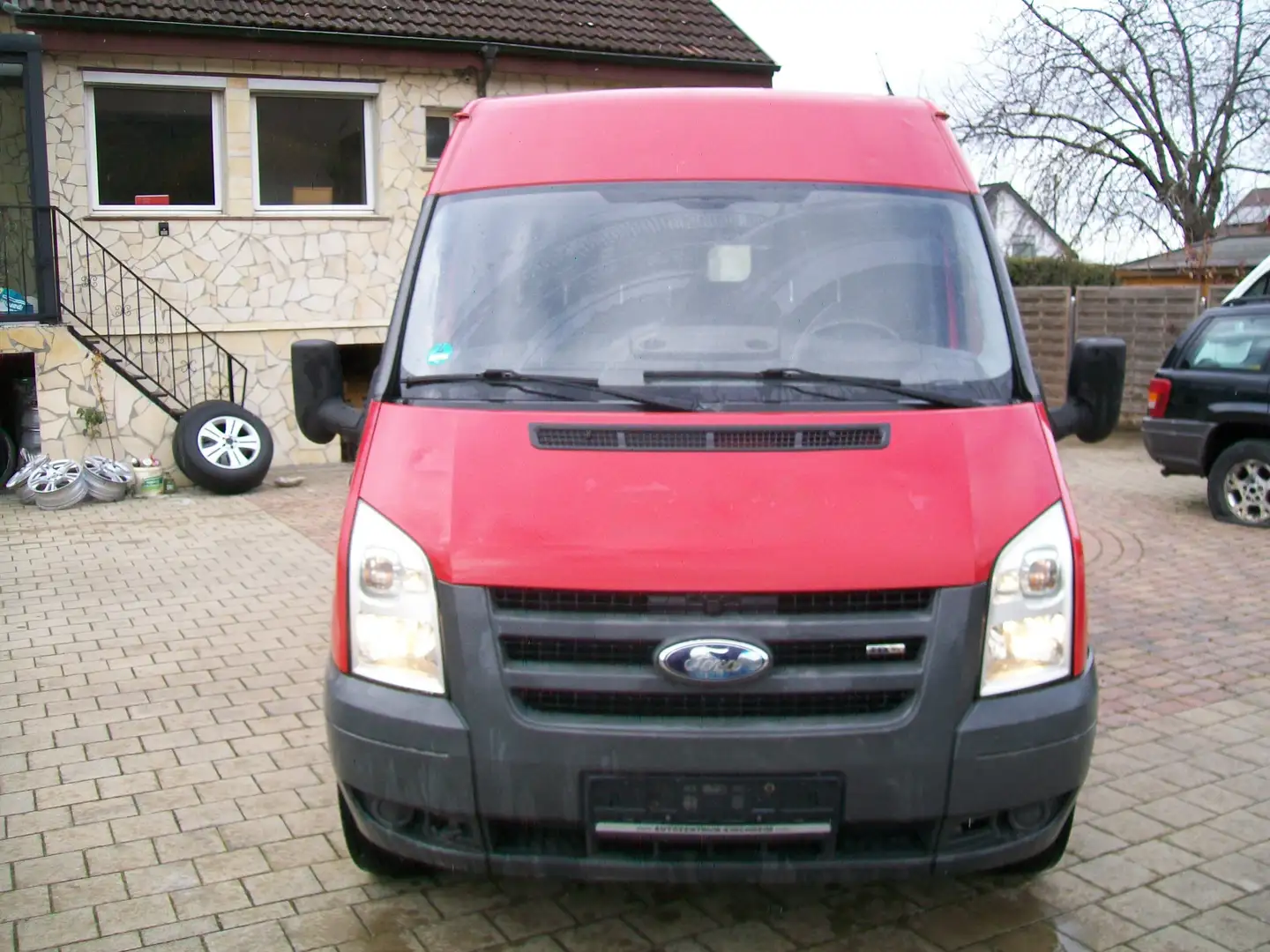 Ford Transit AHK* L2-Hoch Version* wenig kilometer! Rot - 1