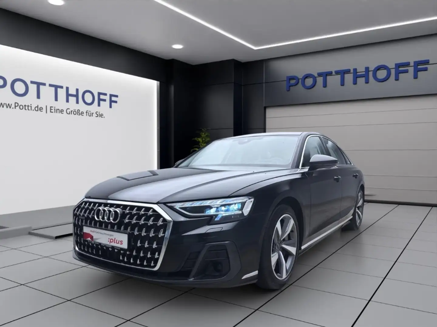 Audi A8 60 TFSIe Q PANO HD-MATRIX PDC SITZHZG Noir - 1