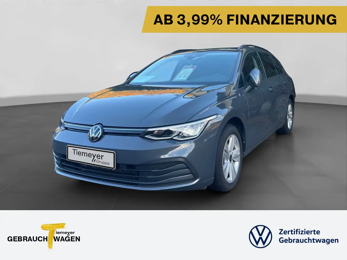 Volkswagen Golf Variant 2.0 TDI DSG AHK VW-GARANTIE-06.2027 Grau - 1