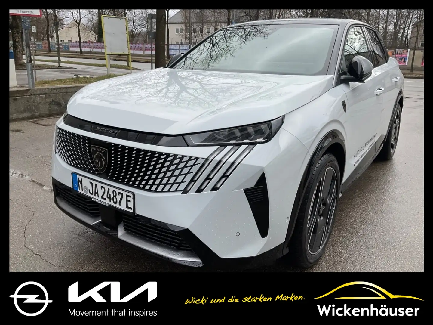 Peugeot 3008 210 GT Elektromotor FLA el.Heck KAM Navi Weiß - 1