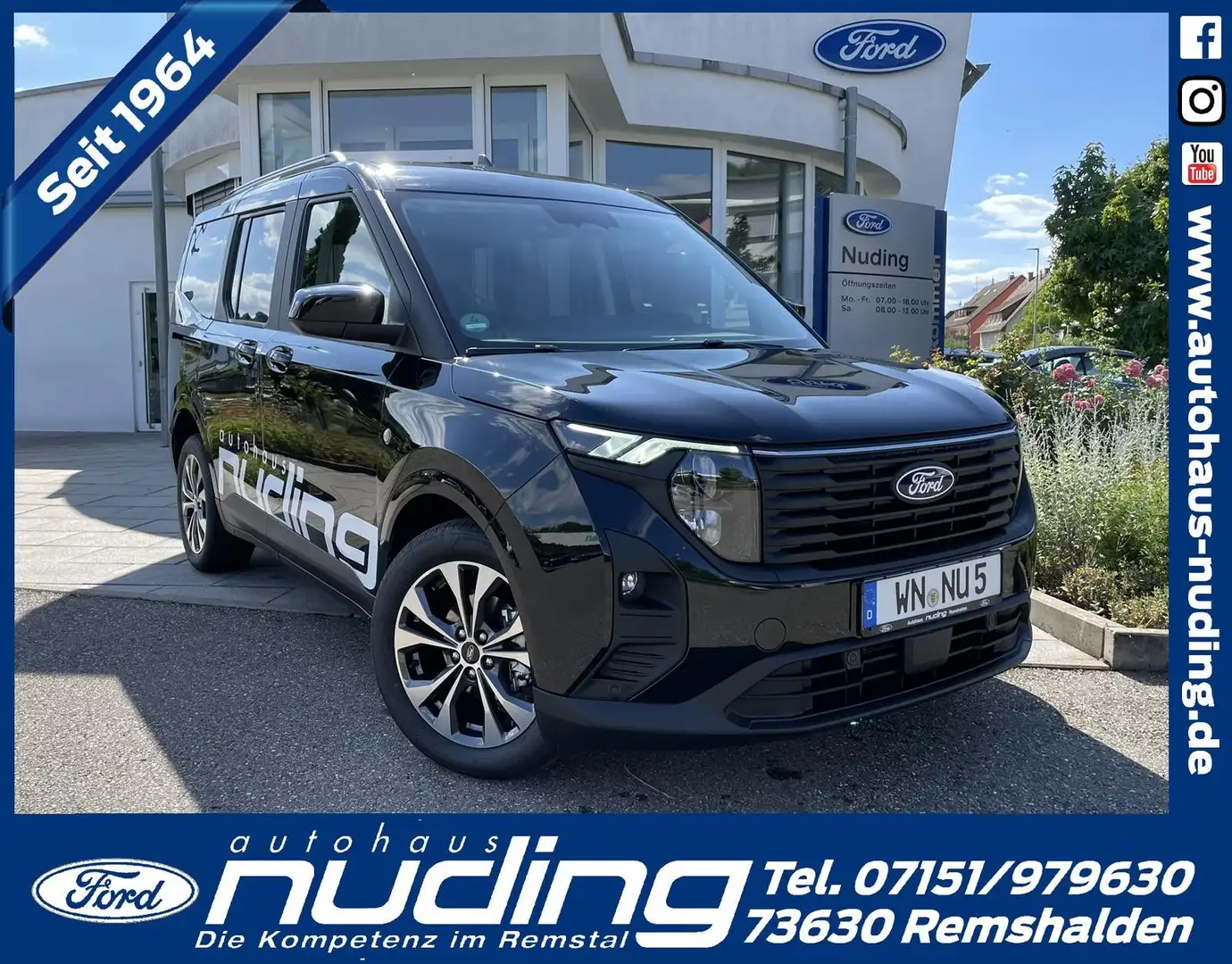 Ford Tourneo Courier 1.0 EcoBoost Aut. Titanium Noir - 1