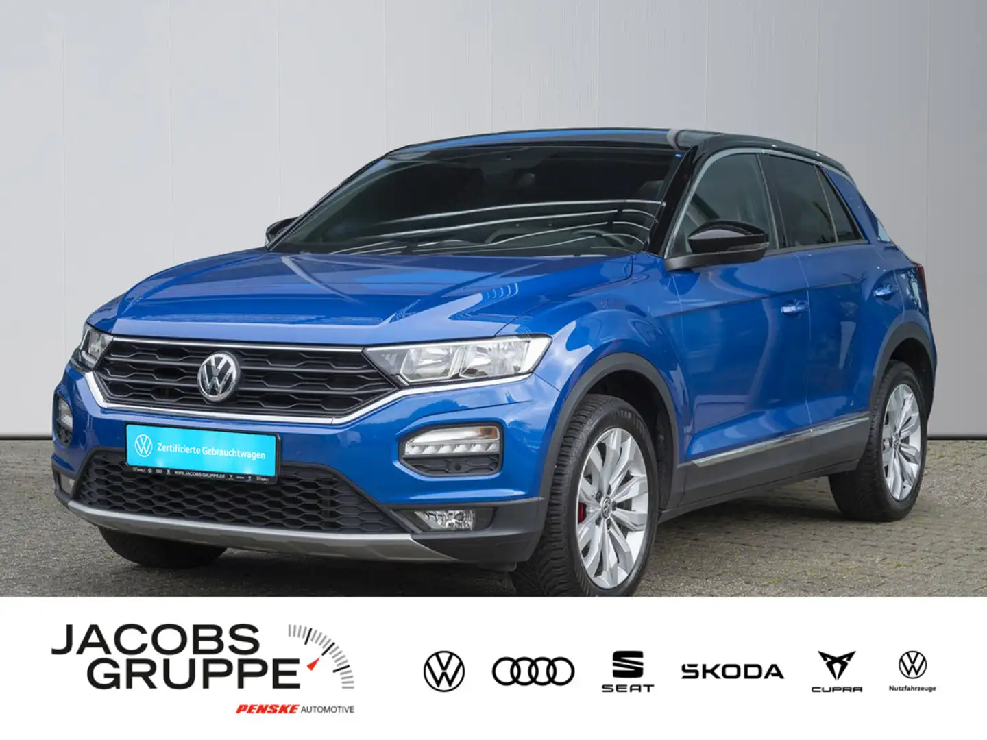 Volkswagen T-Roc 1.5 TSI sport Navi,PDC,SHZ,LED Blau - 1