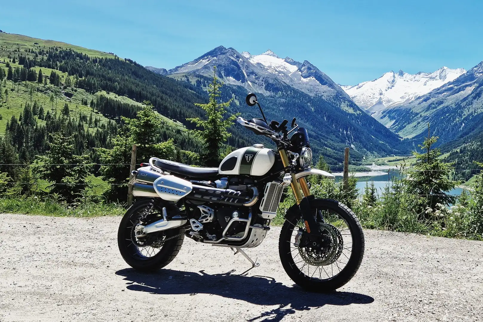Triumph Scrambler 1200 XE Wit - 1