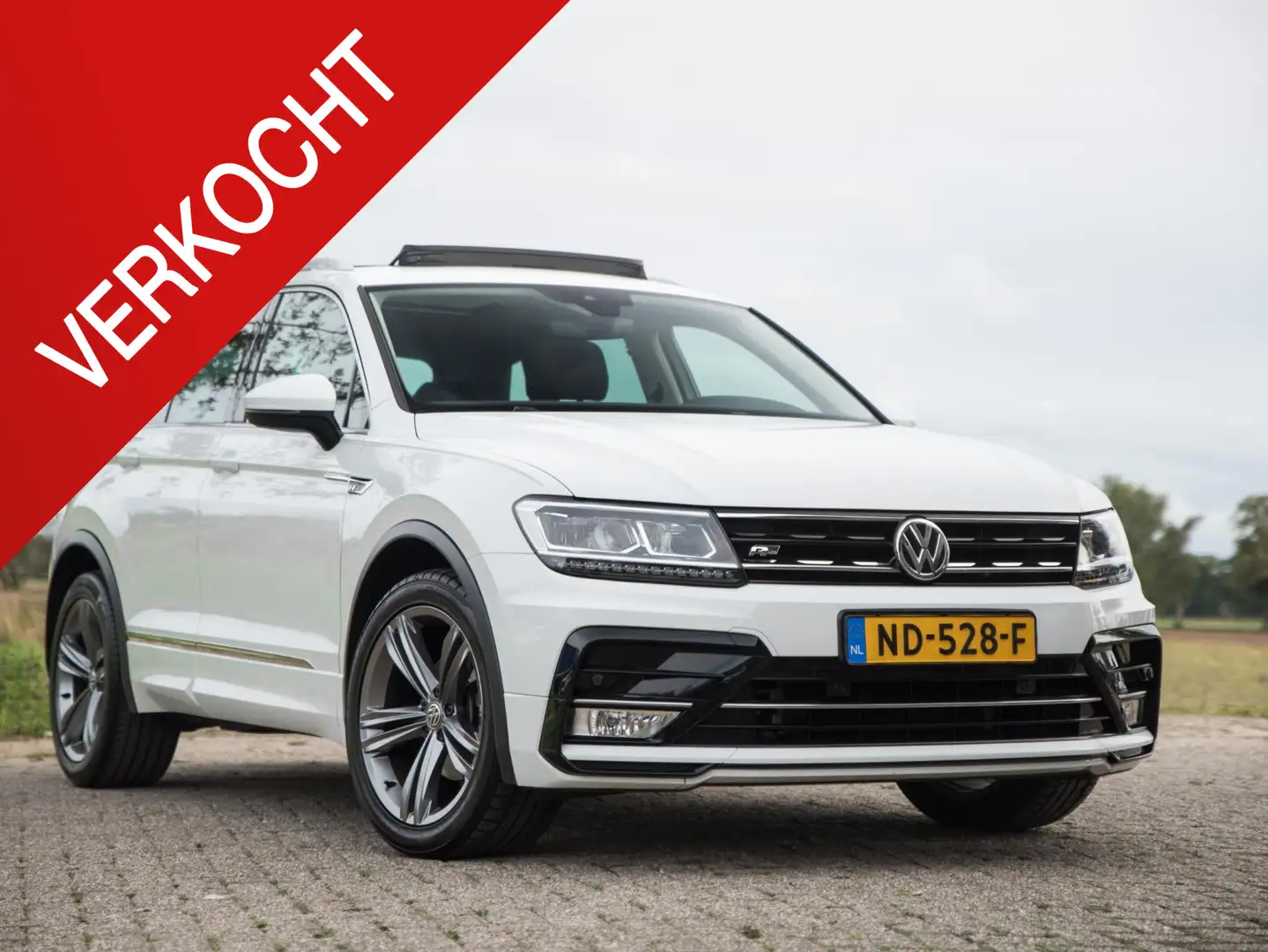 Volkswagen Tiguan 1.4 TSI ACT Highline R-Line Pano Virtual Cam Blanc - 1