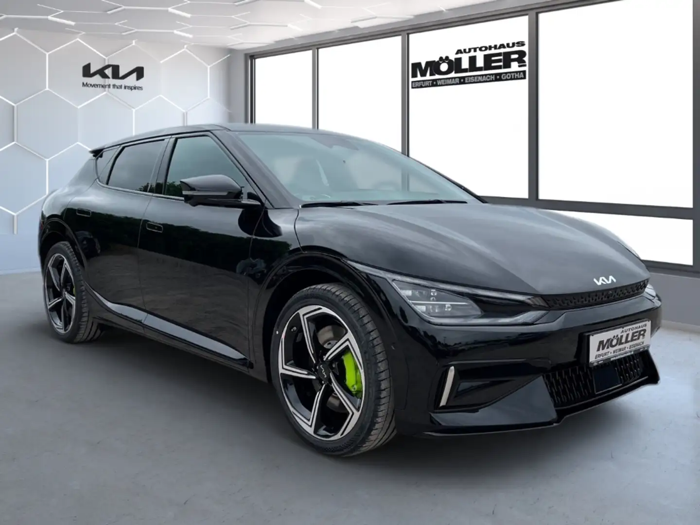Kia EV6 GT AWD Head-Up ACC Soundsystem Schalensitze Schwarz - 2