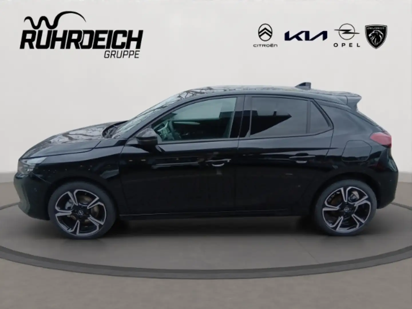 Opel Corsa F GS TURBO FACELIFT HYBRID SHZ LHZ KAMERA Zwart - 2