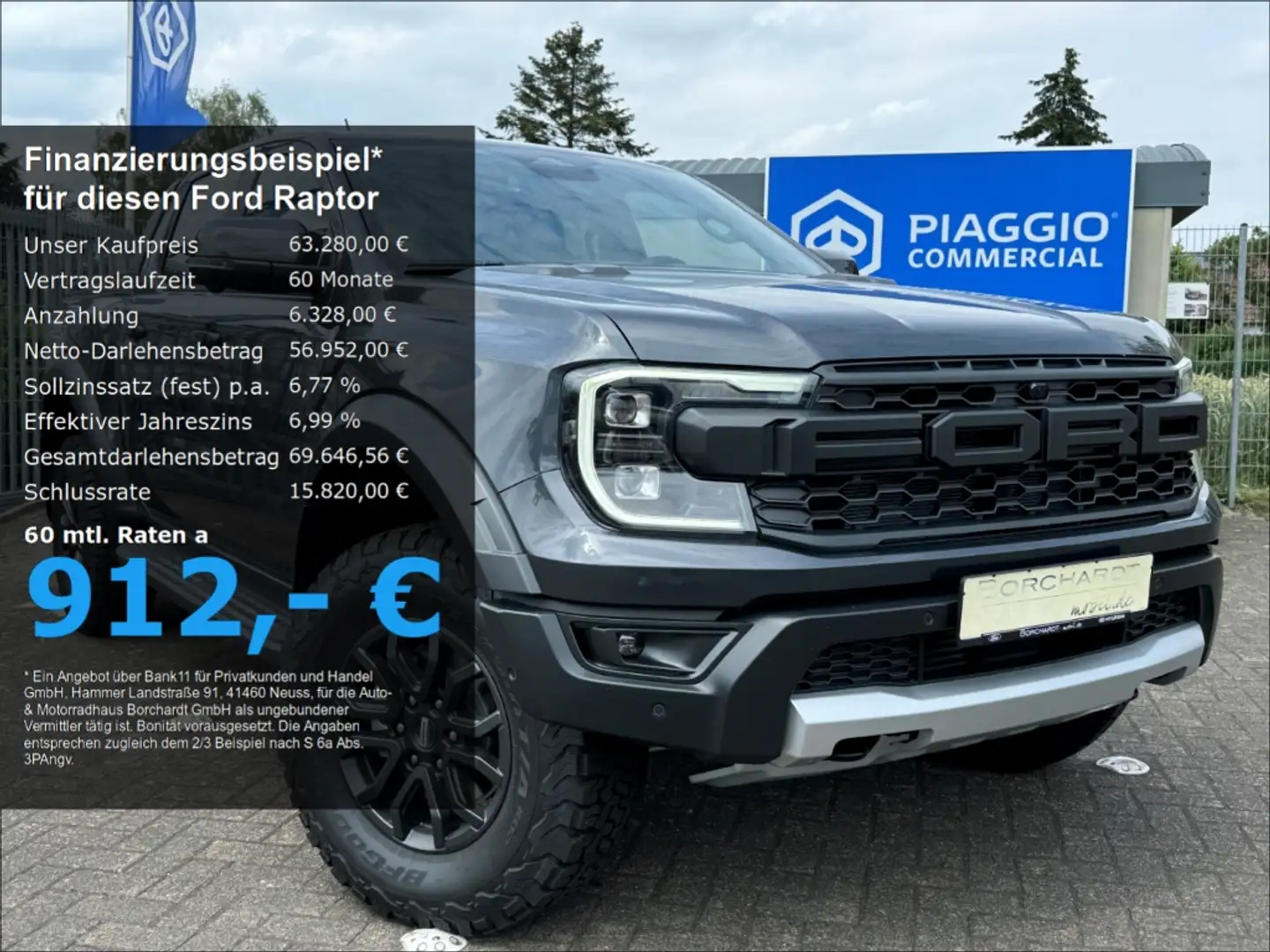 Ford 4x4 DK 2.0 Raptor-Paket el.Rollo Techno93 Noir - 1