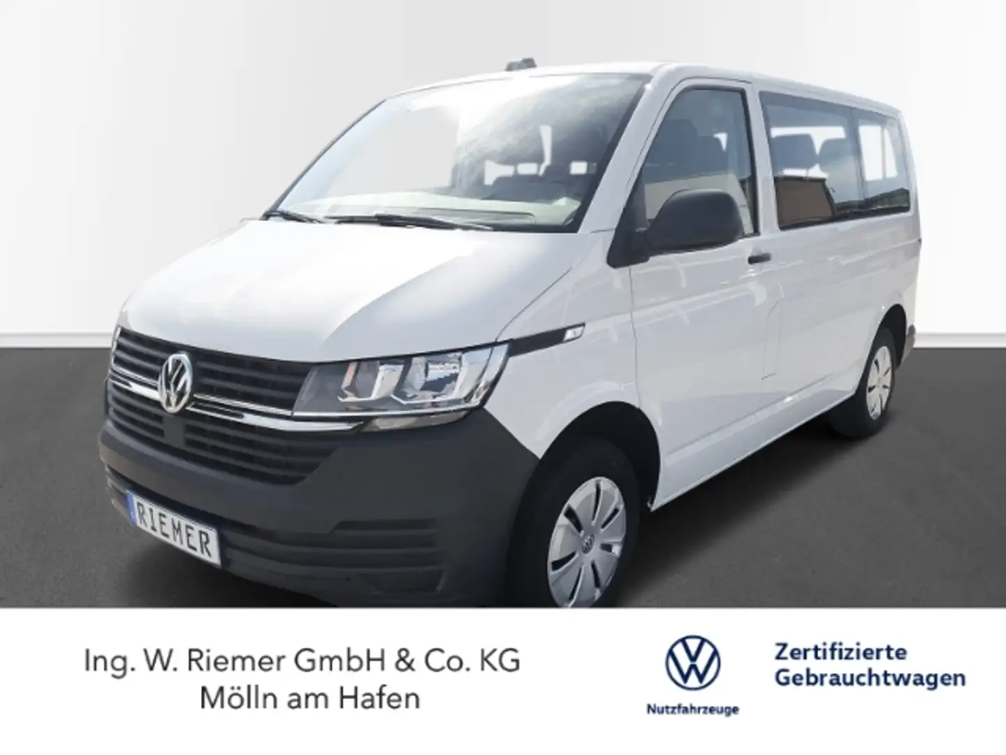 Volkswagen T6.1 Kombi 2,0 l TDI 81 kW 9-Sitzer AHK+NAVI+KLIMA Weiß - 1