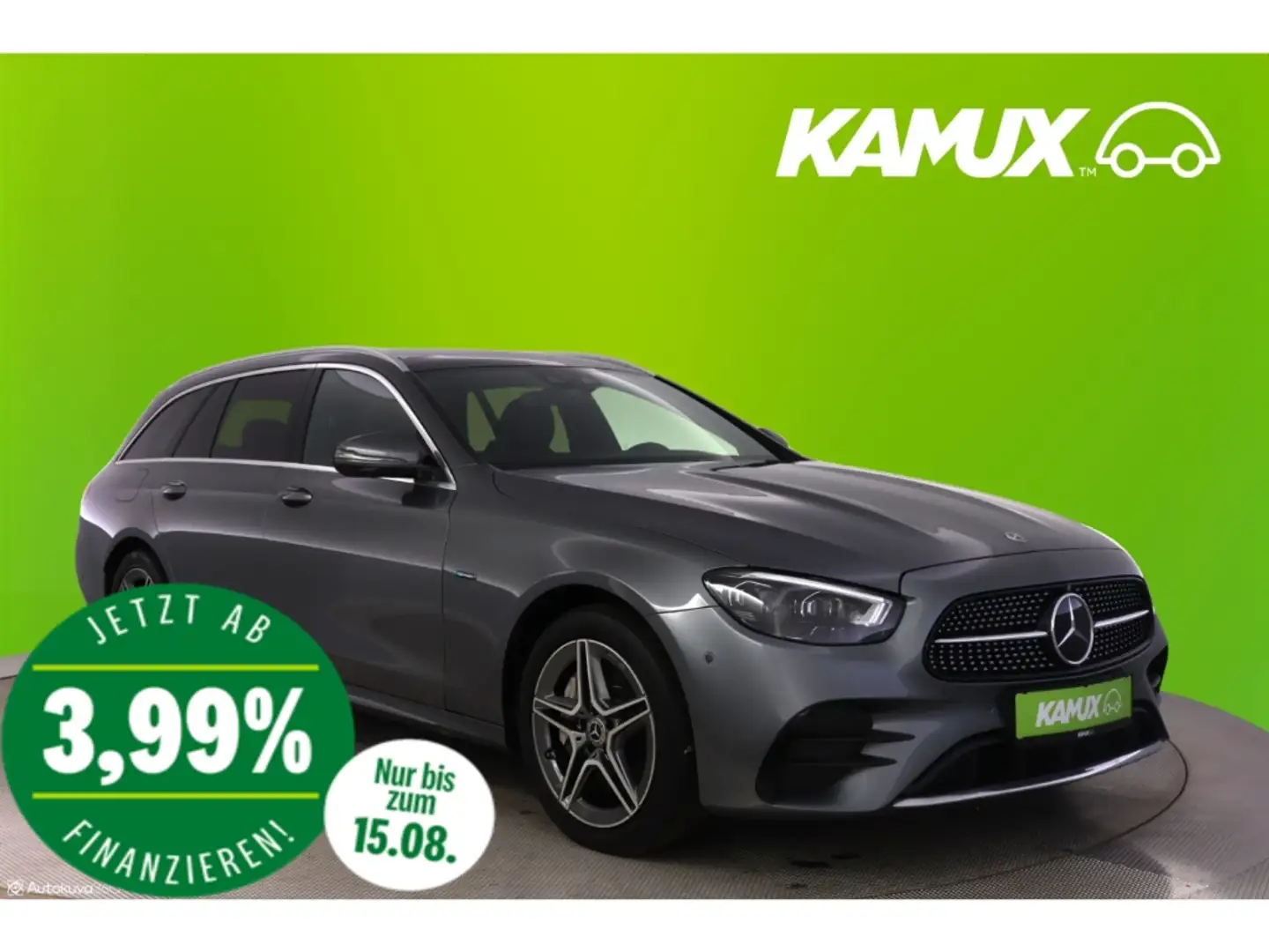 Mercedes-Benz E 300 de T 9G-tronic AMG Line+LED+NAVI+VIRTUAL+AHK Gris - 1