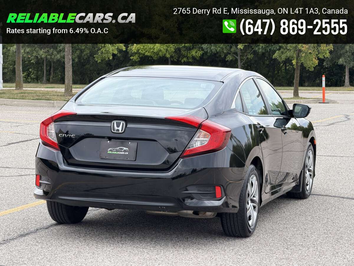 2018 Honda Civic LX | No-Accident | CarPlay | Heated Seats | Back-C — снимка 1