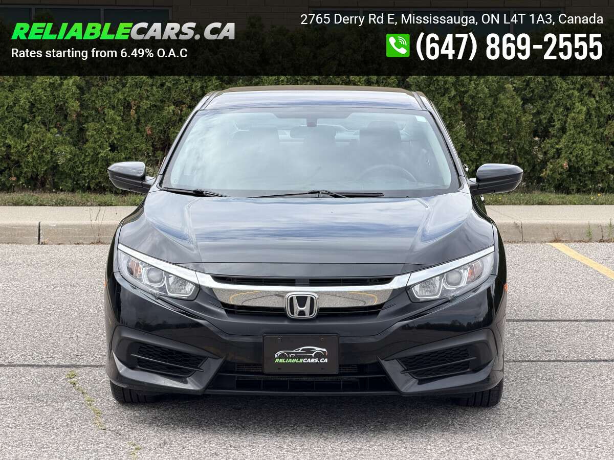 2018 Honda Civic LX | No-Accident | CarPlay | Heated Seats | Back-C — снимка 1