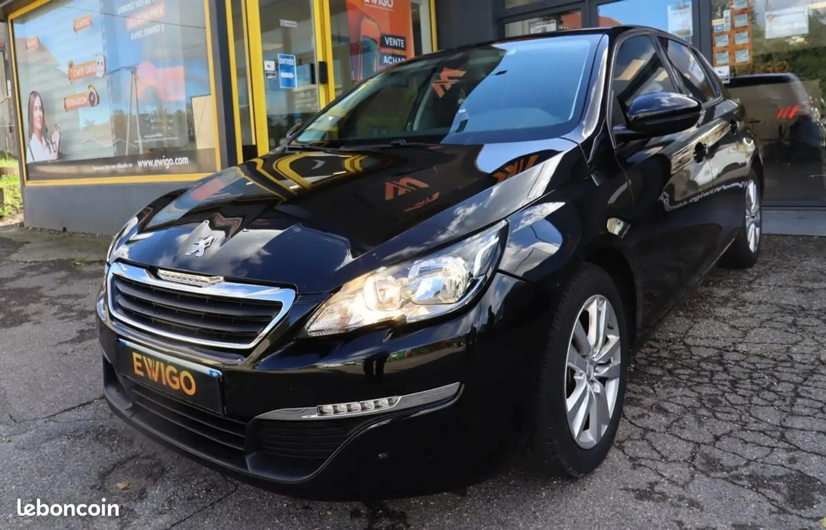 Peugeot 308 1.6 BLUEHDI 120 ACCESS BUSINESS START-STOP + SIEGES AV CHAUFFANTS DASHCAM AV-AR ... Noir - 2