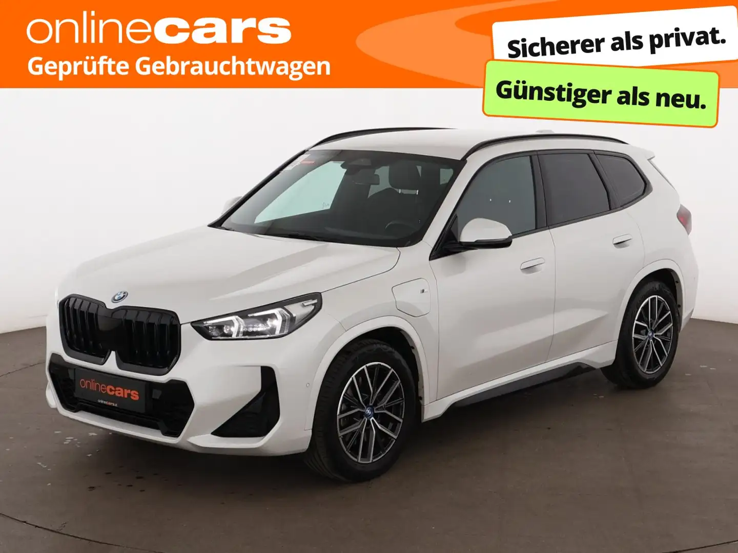 BMW X1 xDrive 30e M-Sport PHEV Aut LED AHK LEDER NAVI Weiß - 1