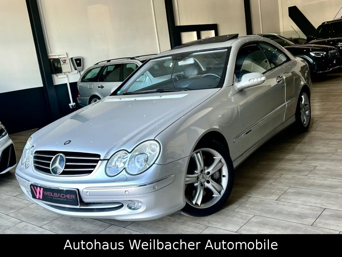 Mercedes-Benz CLK 500 Coupe Aut. *Leder*Xenon*SCH*Gepflegt* Stříbrná - 1