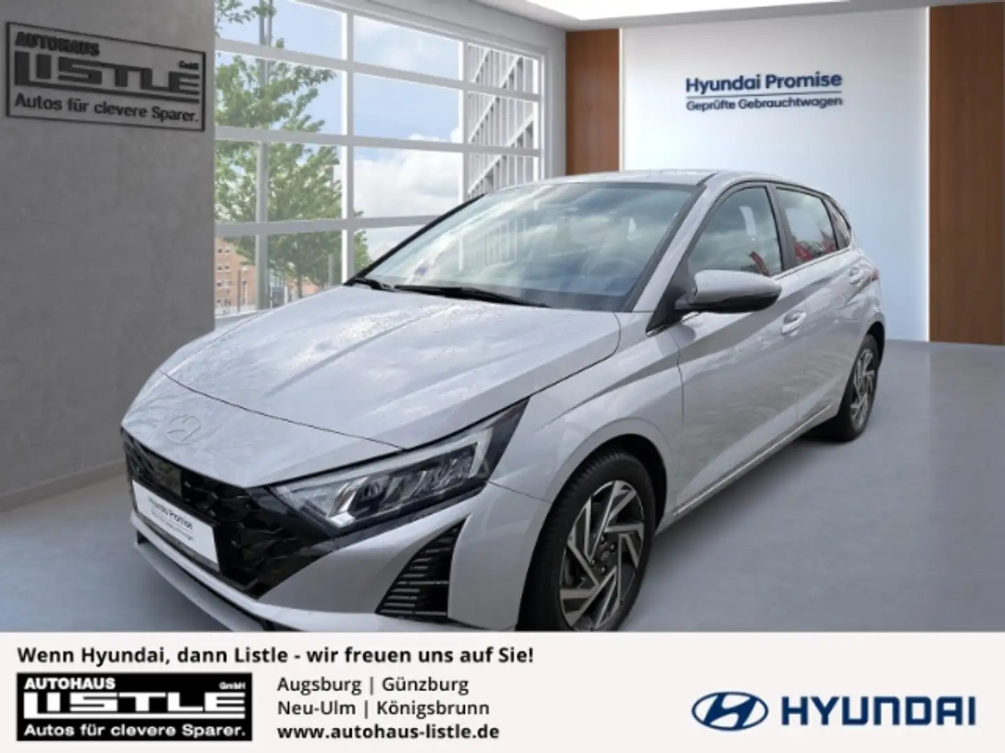 Hyundai i20 Advanced 1.0 T-GDI +CARPLAY+TEMPOMAT+SHZ+RFK+KLIMA Gris - 1