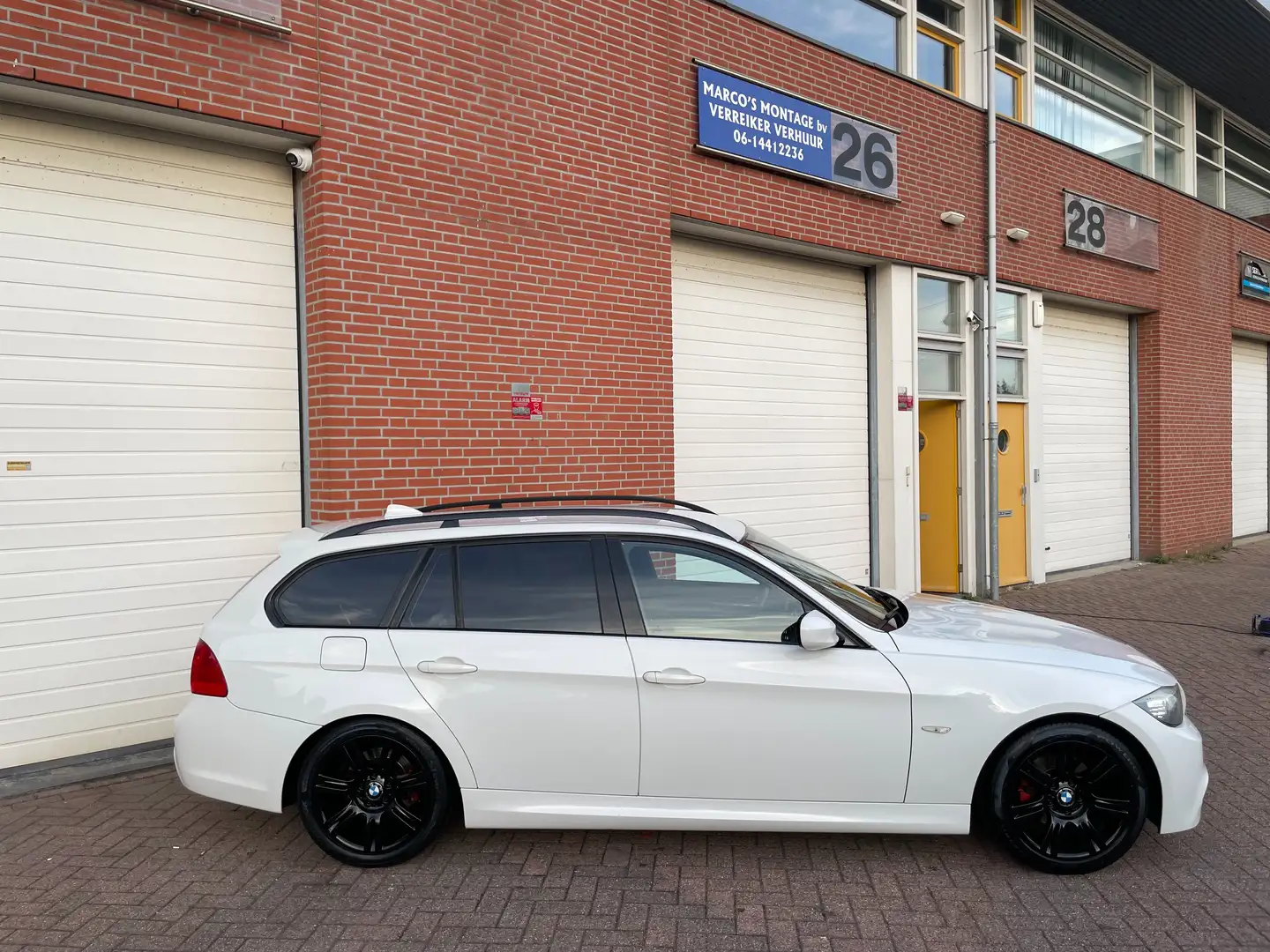 BMW 316 i m-pakket/lci/xenon/sport alcantara/navi/6-bak! Wit - 2