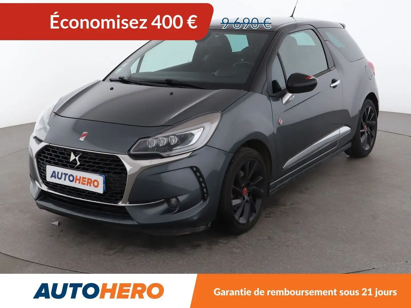 Citroen DS3 1.6 THP Performance Line BV6 Gris - 1