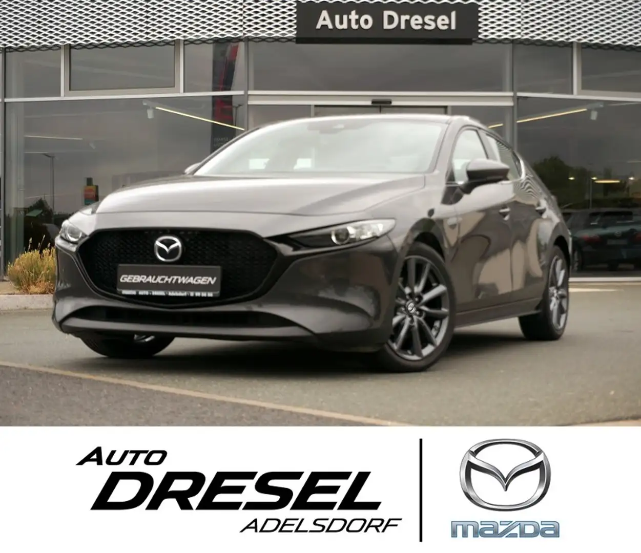 Mazda 3 Selection 5-Türer | Skyactiv-G 122 | Premium-Paket Grau - 1