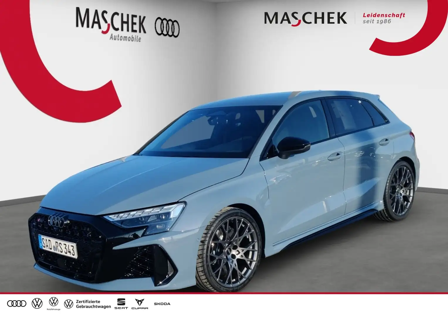 Audi RS3 Sportback UPE: 79.055.- 4JGar Matrix Navi+ 360°Cam Grau - 1