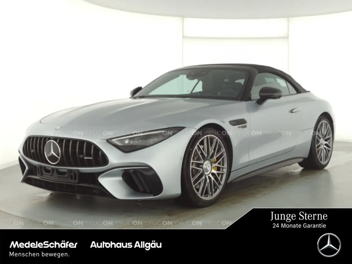 Mercedes-Benz SL 55 AMG SL 55 AMG 4M+ Night 21" MASSAGE 3D TV HuD NP199 Argent - 1