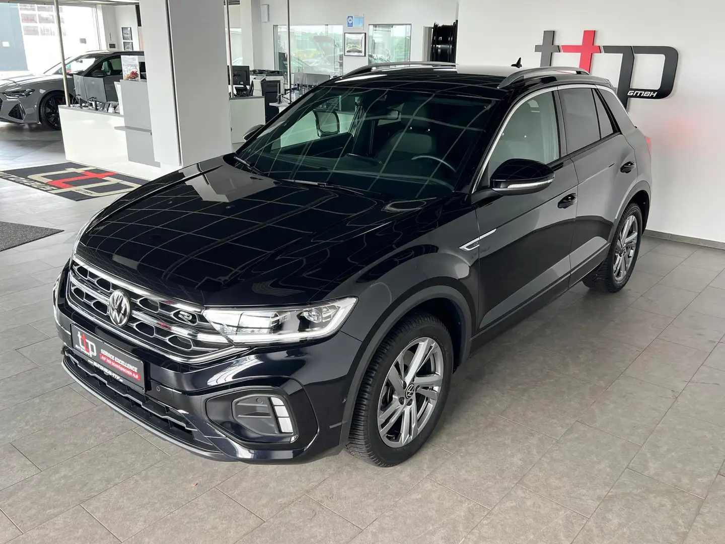 Volkswagen T-Roc 2.0 TDI R-Line MATRIX AHK DigitalTacho ACC Noir - 2
