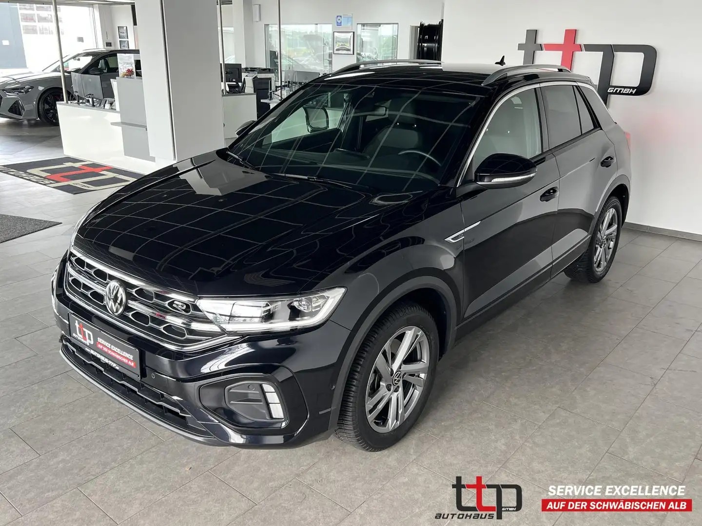 Volkswagen T-Roc 2.0 TDI R-Line MATRIX AHK DigitalTacho ACC Noir - 1