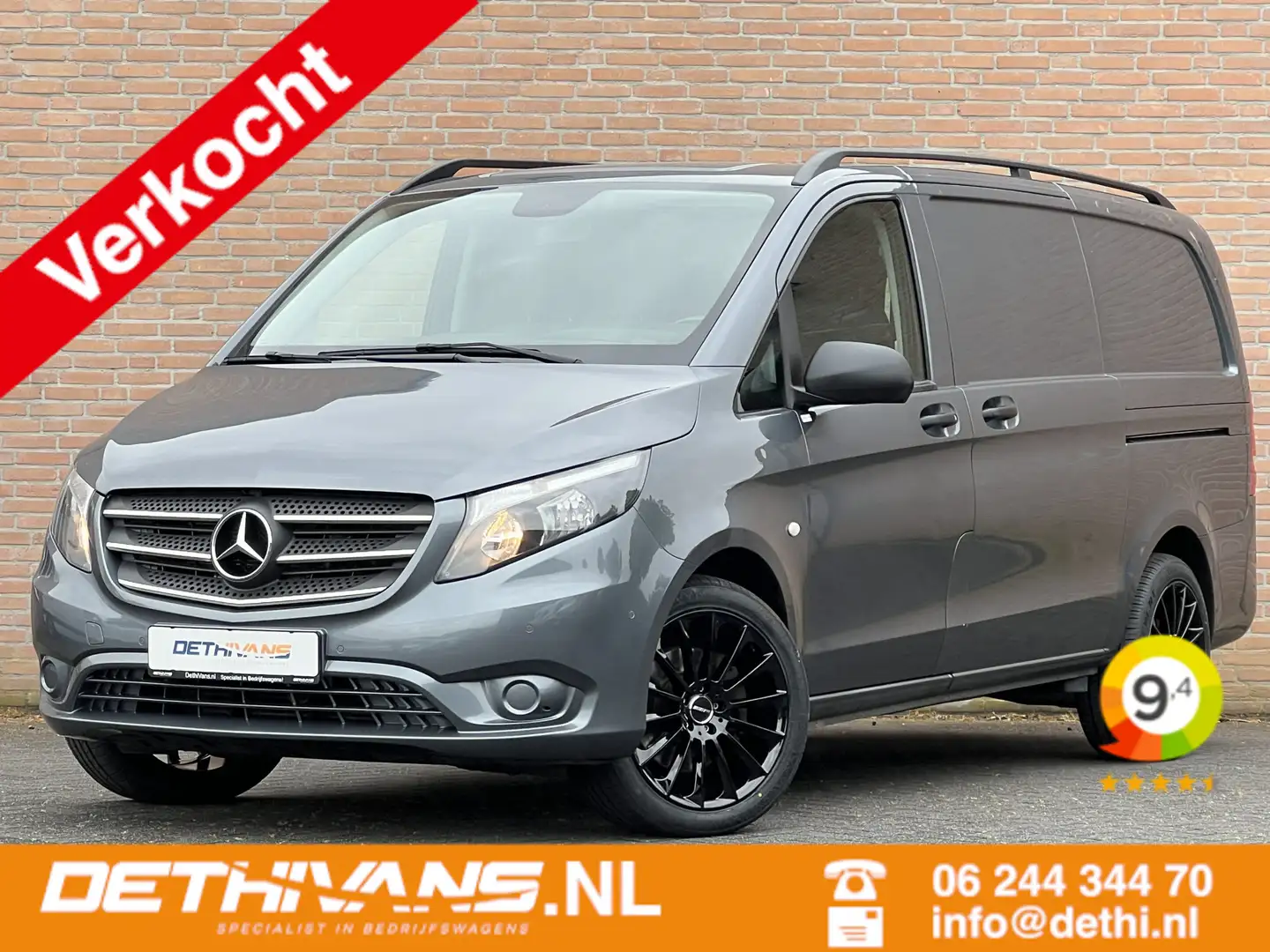 Mercedes-Benz Vito 114CDI Lang 4-Matic (4WD) / Automaat / 2.500kg Tre Grijs - 1
