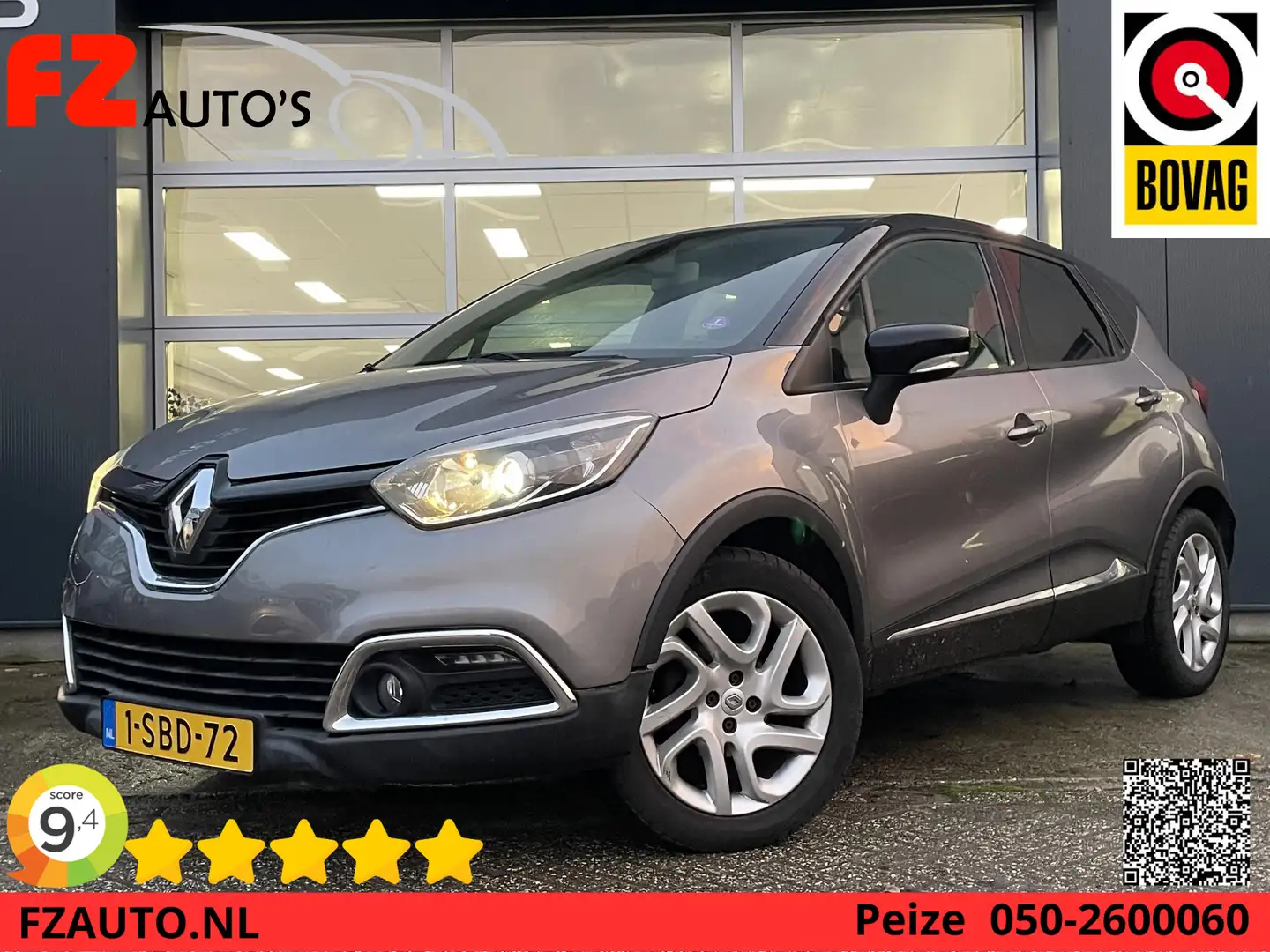 Renault Captur 0.9 TCe Dynamique - Navigatie - Climate Control - Grau - 1