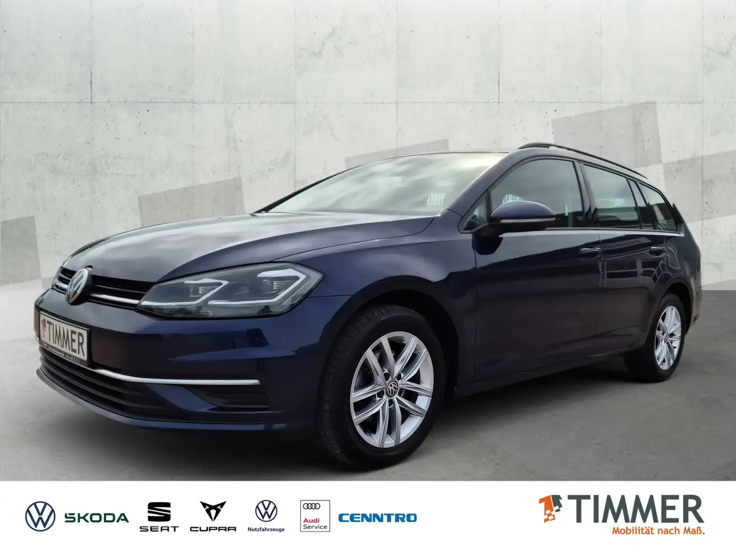 Volkswagen Golf Variant VII Variant 1.6 TDI COMFORT *LED *SHZ *ERGO *CLIM Bleu - 1