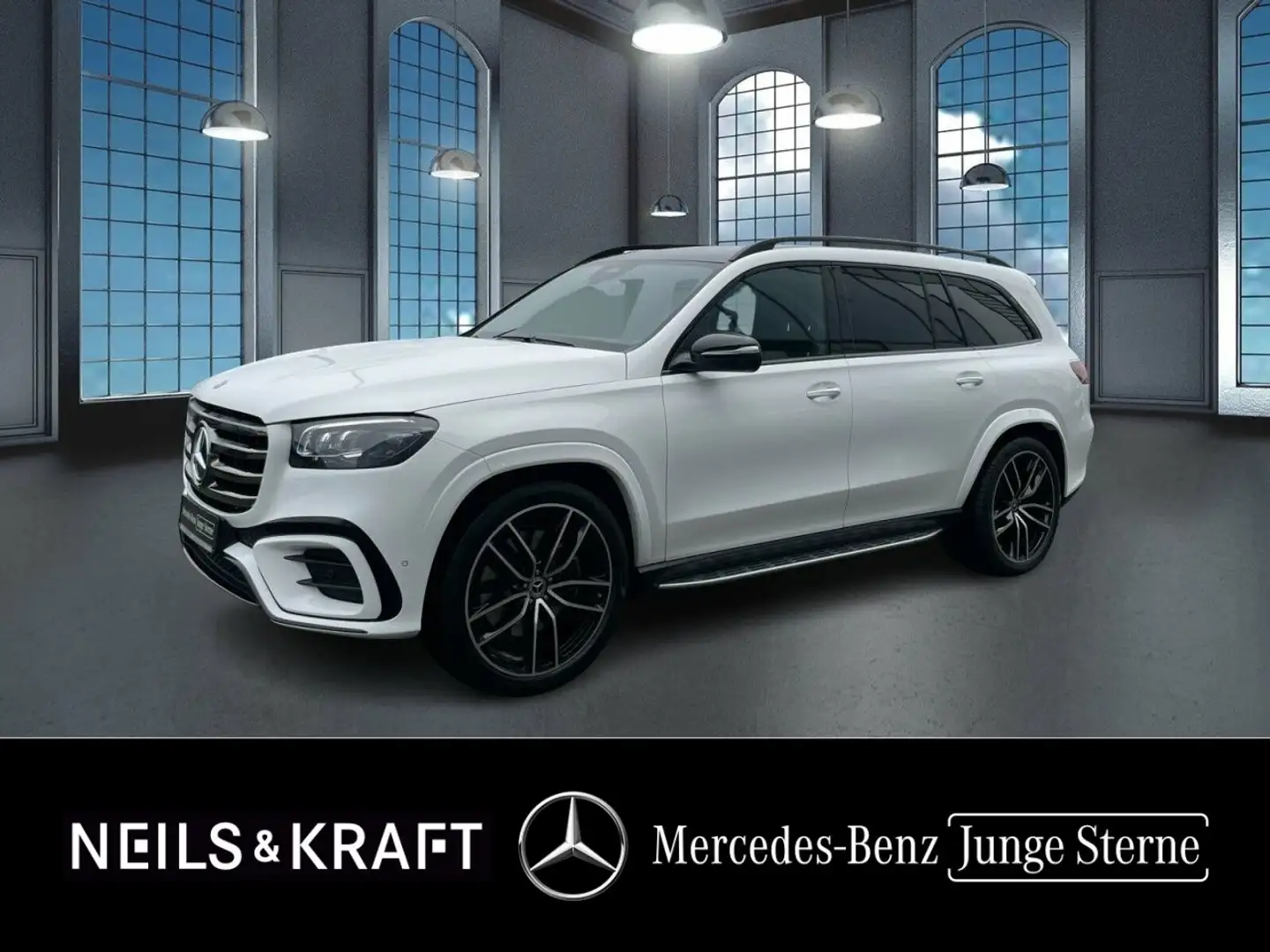 Mercedes-Benz GLS 350 d 4MATIC AMG+BURM+NIGHT+AIRMATIC+MEMORY Blanc - 1