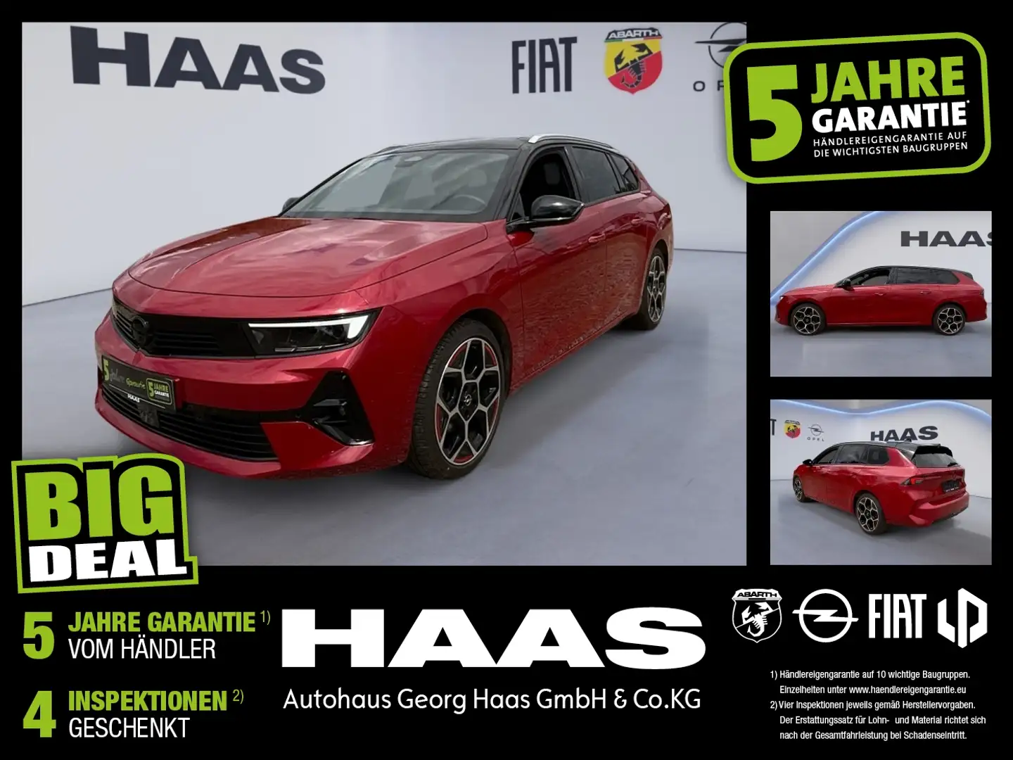 Opel Astra L Sports Tourer 1.2 Turbo GS LED SHZ Rot - 1