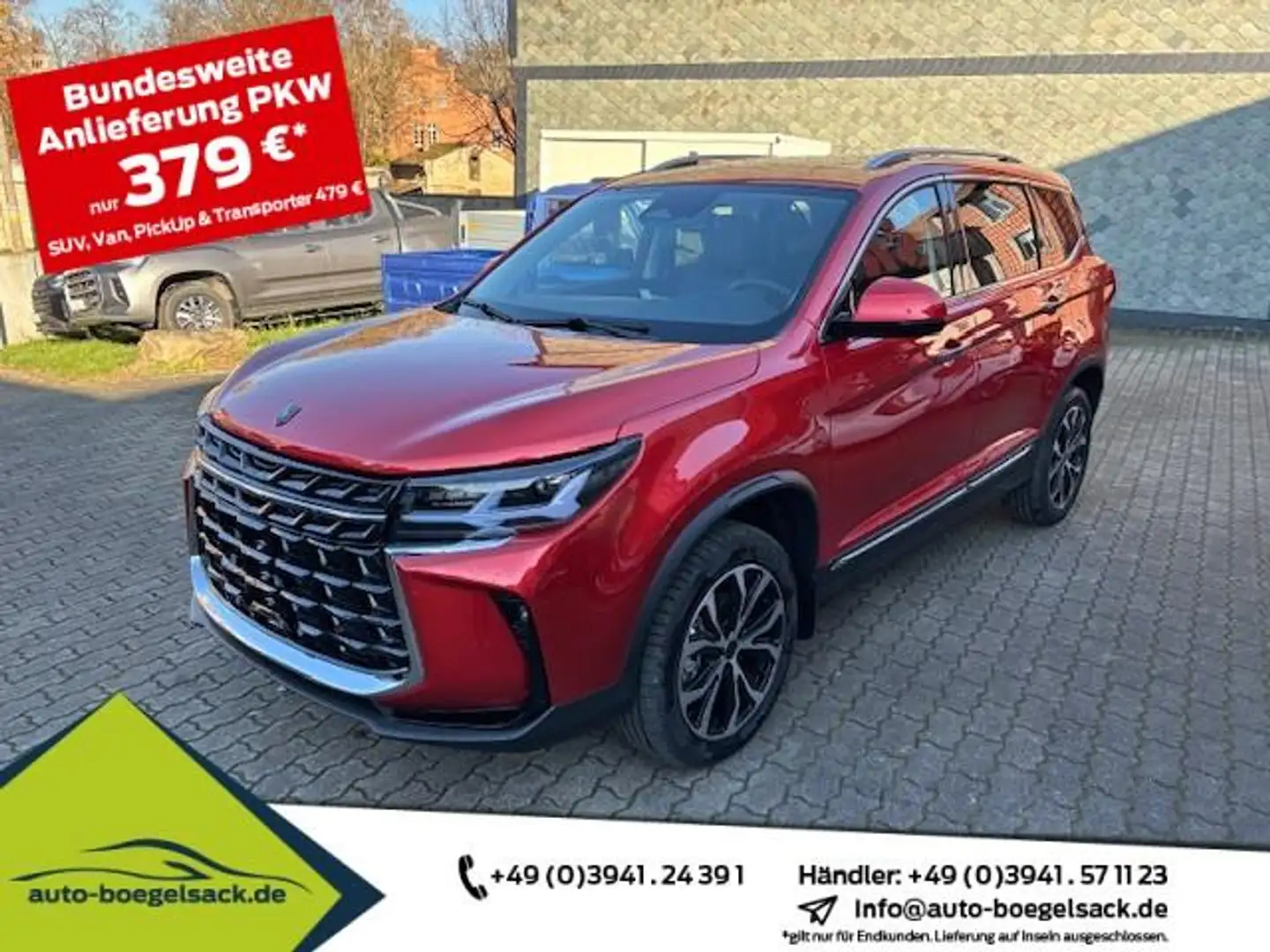 DFSK Forthing 3 1.5 TGDI 7DCT EXCLUSIV+LEDER+PANORAMA Rot - 1