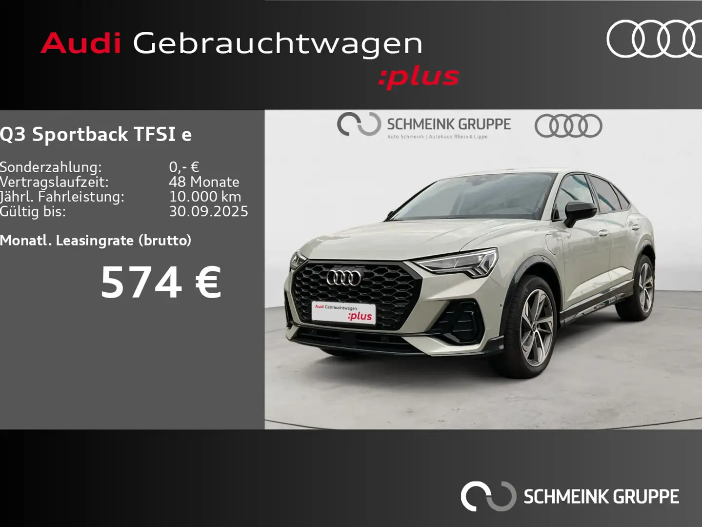 Audi Q3 45 S-line LED AHK Carplay Silber - 1