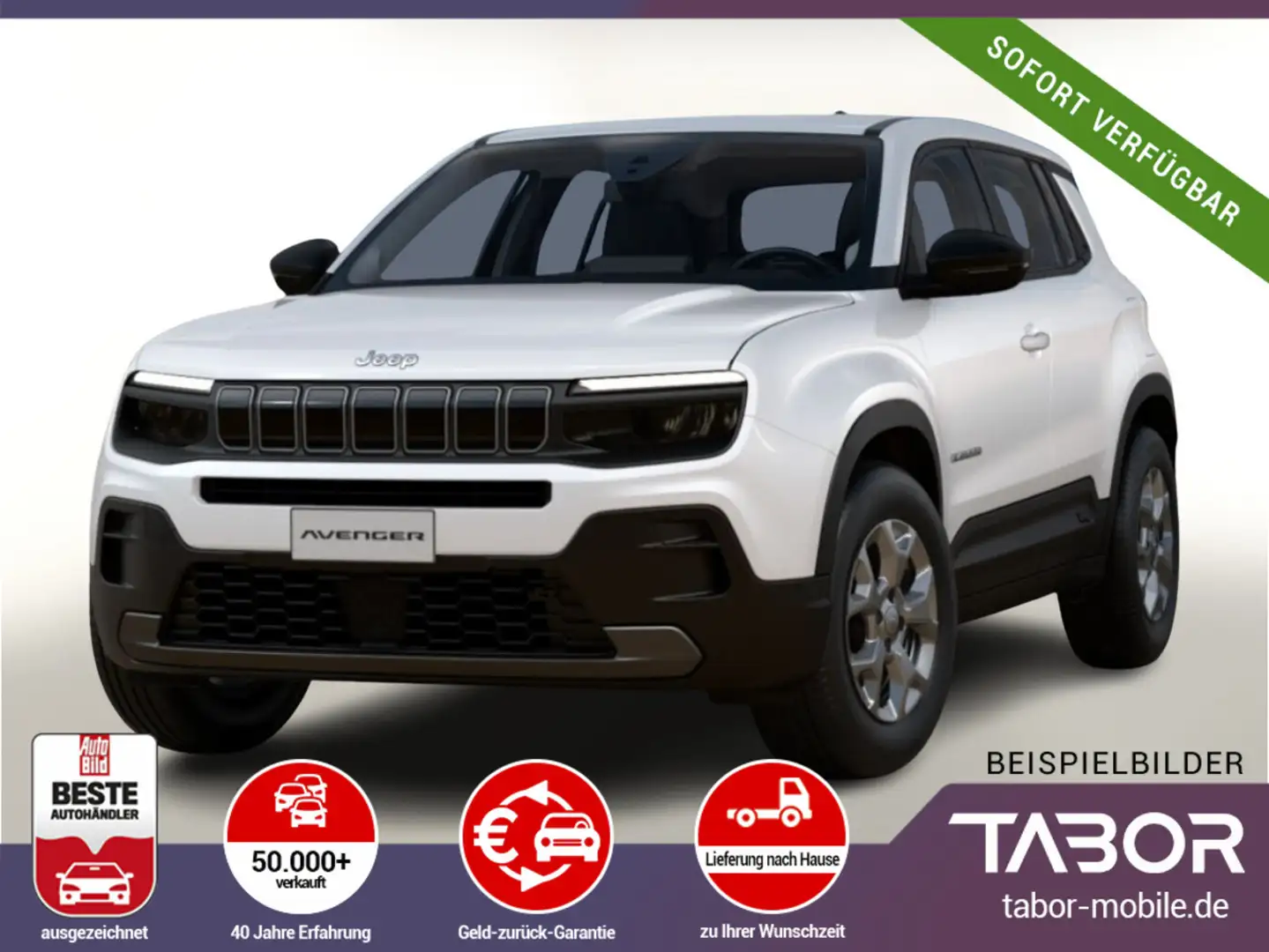 Jeep Avenger 1.2 MHEV DTC Longitude Info&KomfP SHZ Blanco - 1