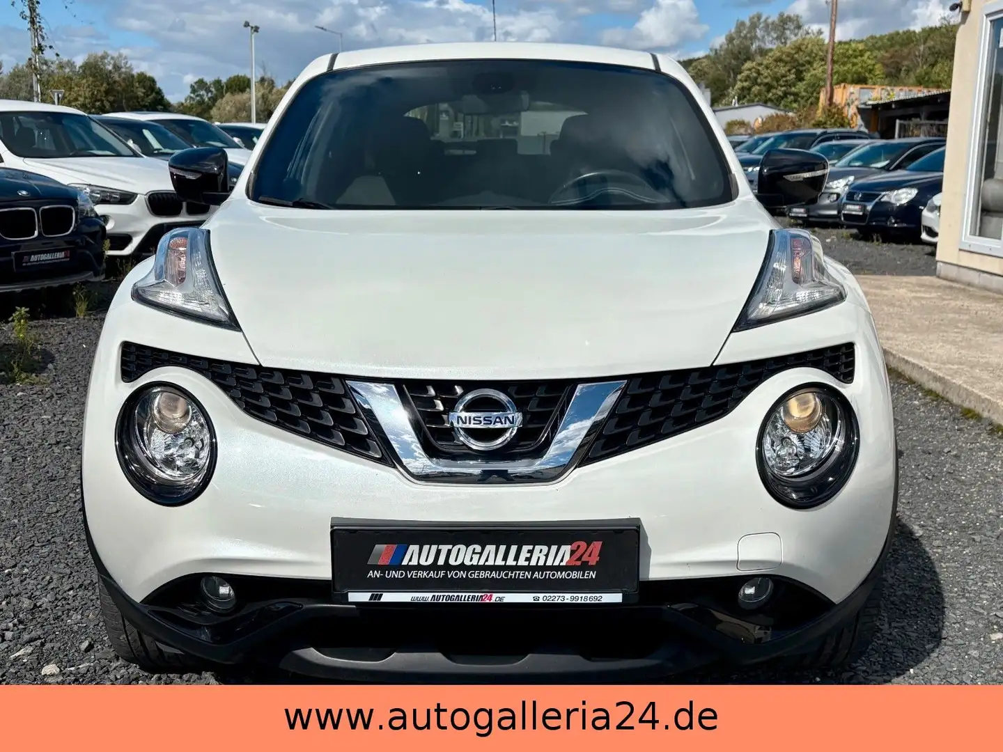 Nissan Juke 1.2 N-Vision Navi Leder Kamera SCHECKHEFT Weiß - 2