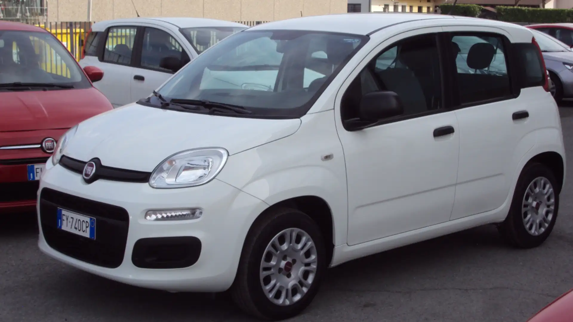 Fiat Panda 1.2 Easy 69 CV  EU 6 d- Temp  43780 KM. CERT. Weiß - 1