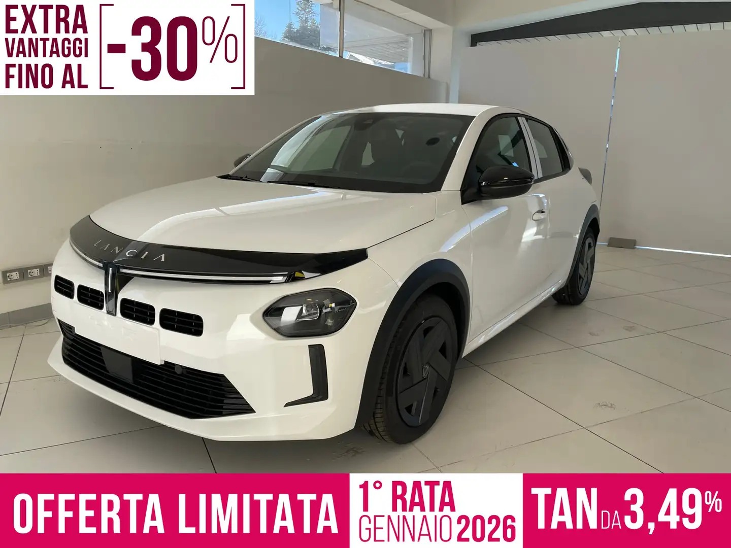 Lancia Ypsilon 1.2 mhev e-dct Bianco - 1