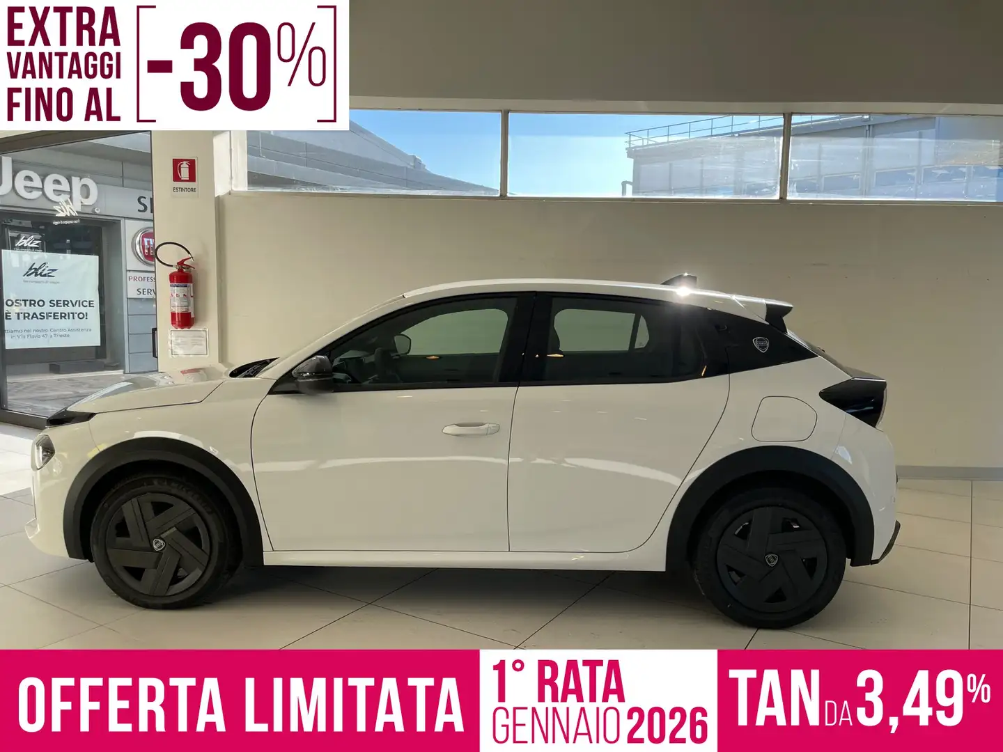 Lancia Ypsilon 1.2 mhev e-dct Bianco - 2