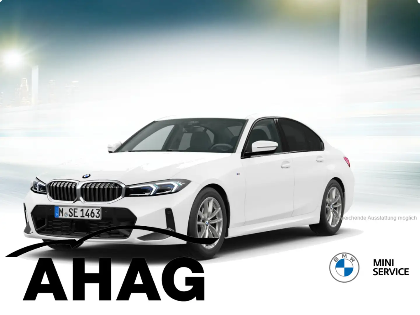 BMW 320 i Automatik M Sportpaket Innovationsp. HIFI Weiß - 1