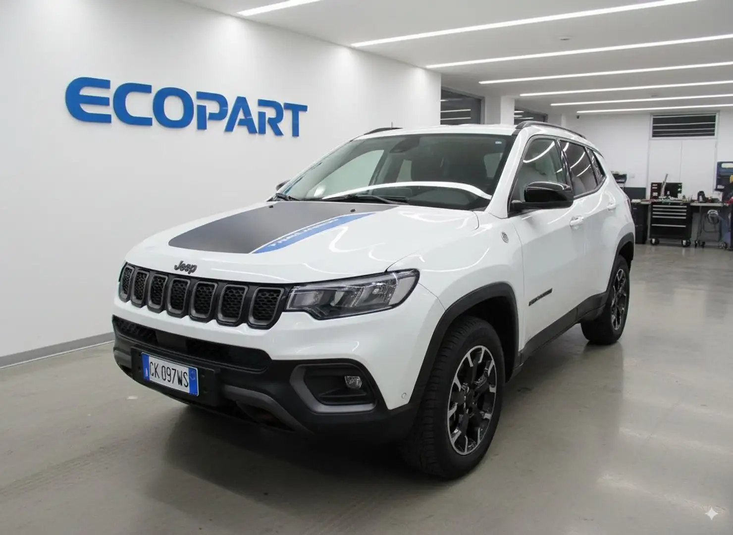 Jeep Compass 1.3 turbo t4 phev Trailhawk 4xe auto - 240cv Weiß - 1