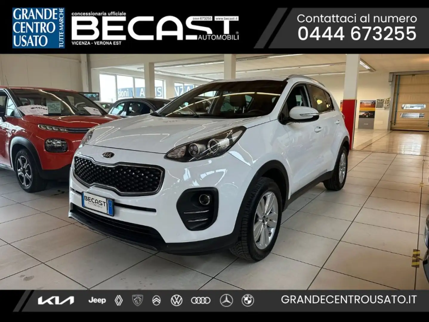 Kia Sportage 1.7 CRDI 2WD Cool UNICO PROPRIETARIO Bianco - 1