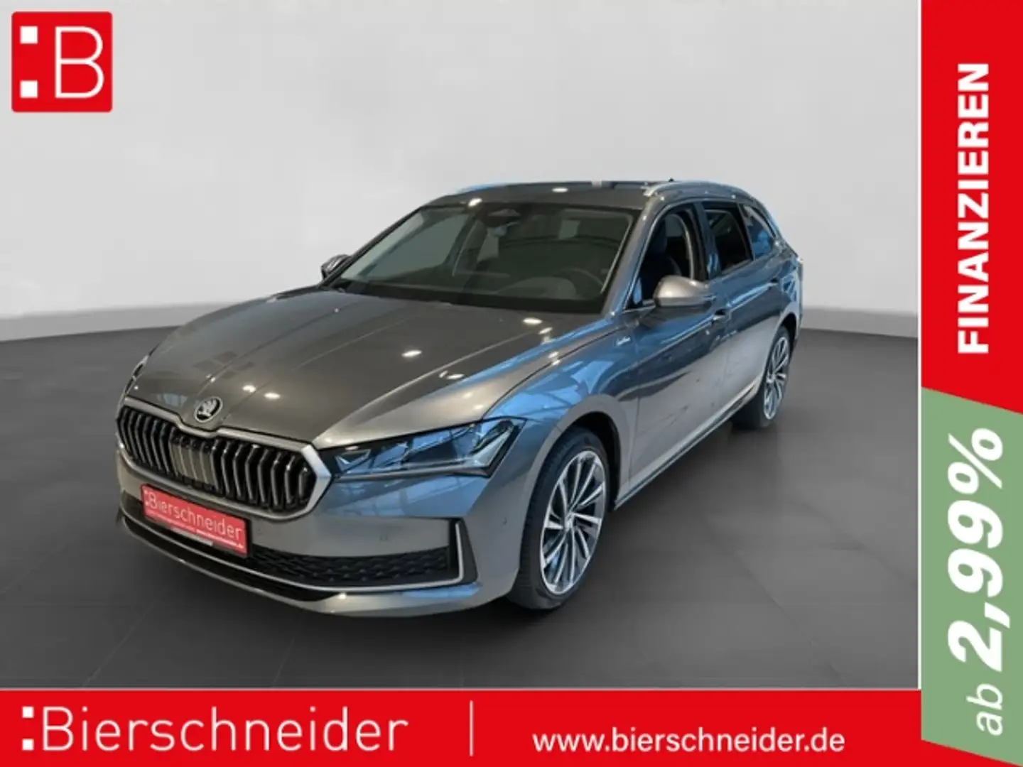 Skoda Superb Combi 2.0 TDI DSG L&K HUD NAVI ACC AHK SH u. H KLI Grau - 1