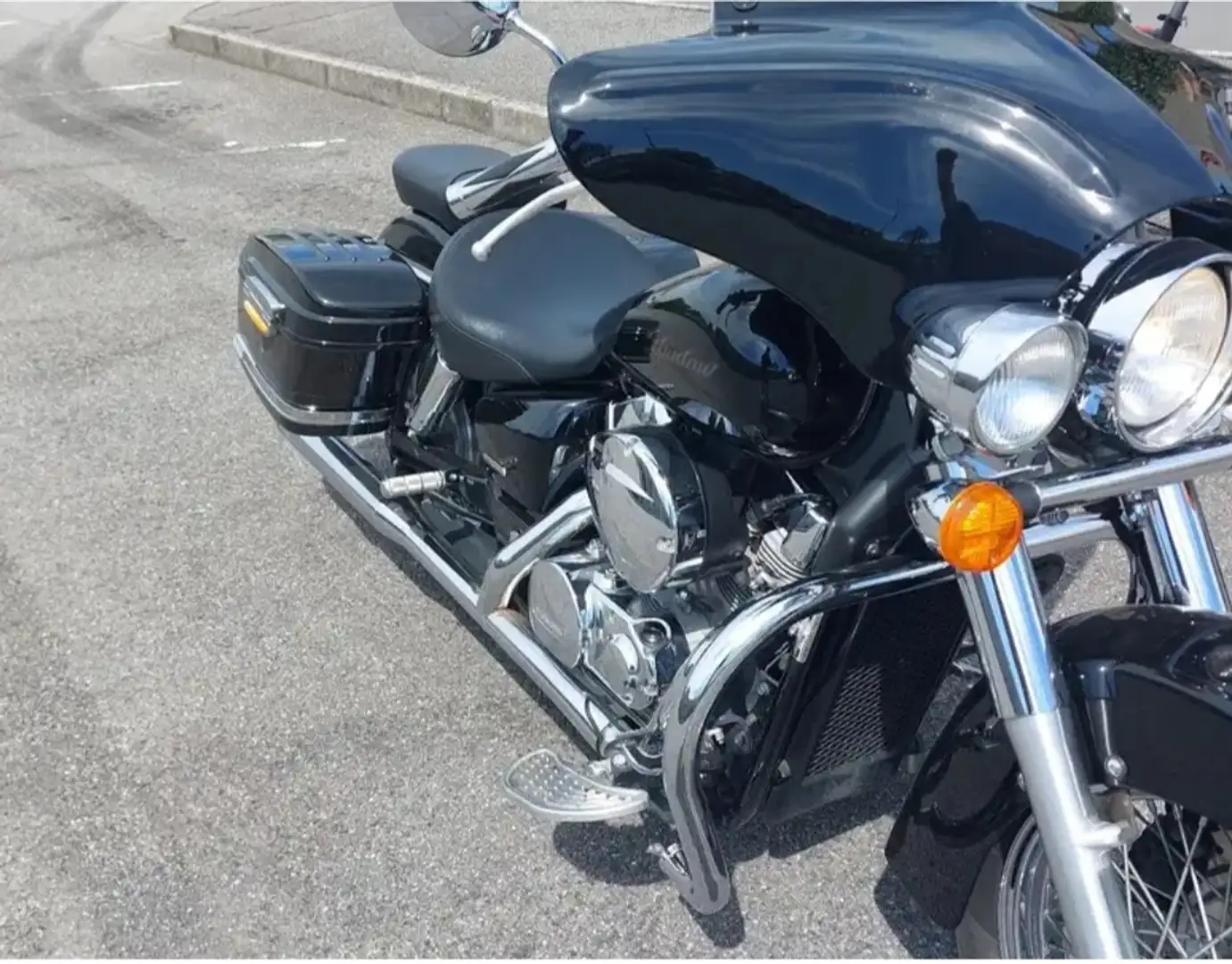 Honda Shadow 750 black Nero - 2
