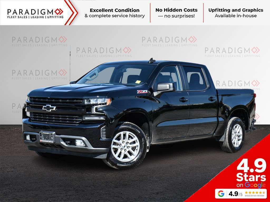 Black 2021 Chevrolet Silverado 1500 Pickup Truck Four-Wheel Drive 8-Speed Automatic