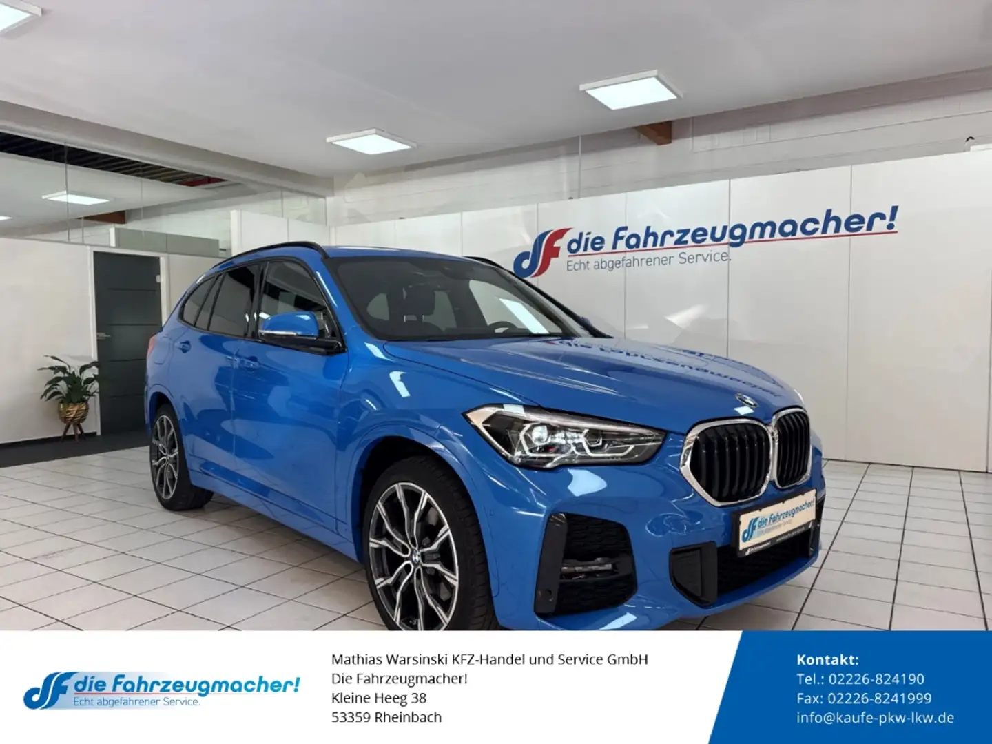 BMW X1 xDrive 25 e M Sport M Sport Sportpaket HUD AHK-abn Bleu - 1
