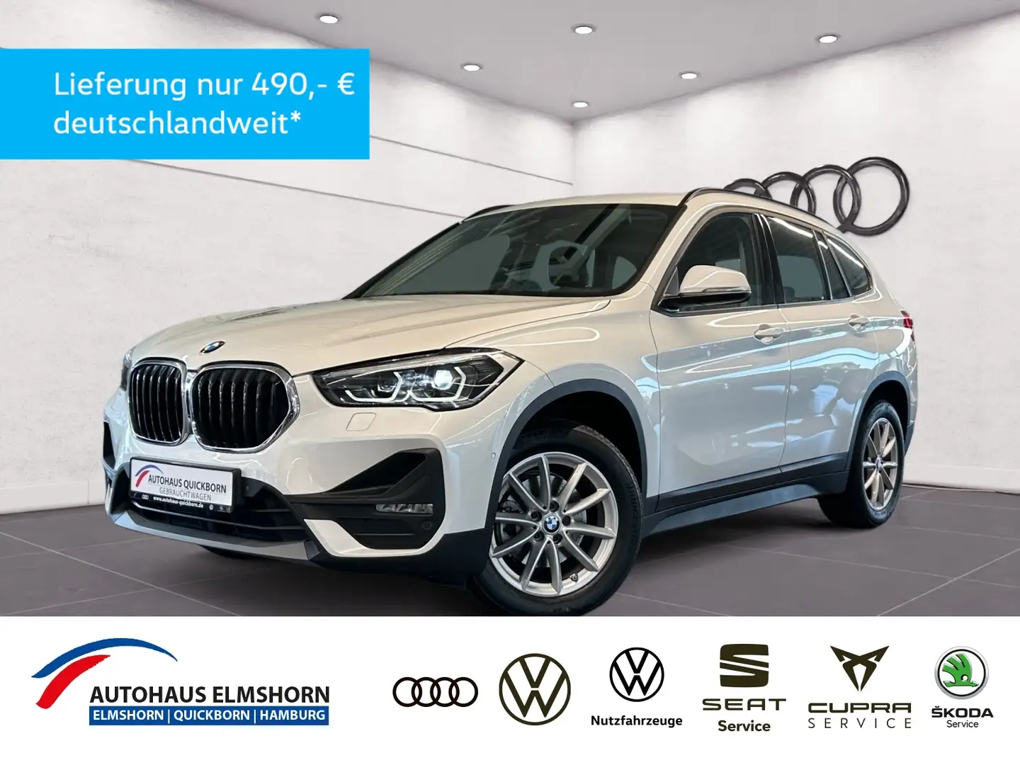 BMW X1 sDrive 18 i Advantage NAVI+ HUD LED KAMERA Weiß - 1